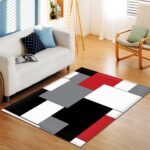 Living Room Carpet in Multiple Prints