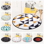 European Geometric Round Carpet For Living Room
