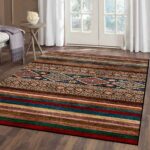 Abstract Geometric Living Room Carpet