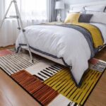 Nordic Fashion Striped Carpets For Living Room